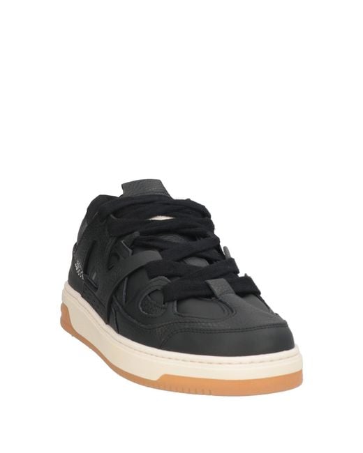 Represent Black Sneakers Leather for men