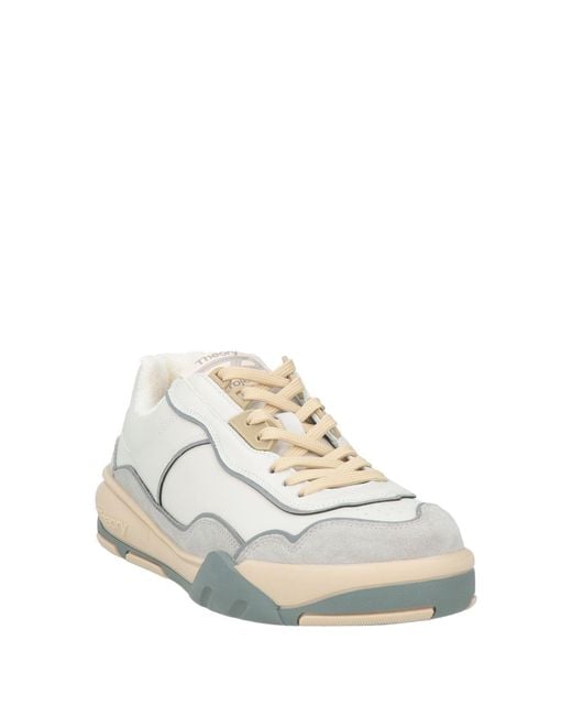 THEORY PROJECT White Ivory Sneakers Calfskin for men
