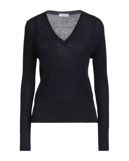 Ballantyne Blue Midnight Sweater Wool
