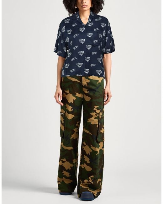 KENZO Blue Shirt Viscose