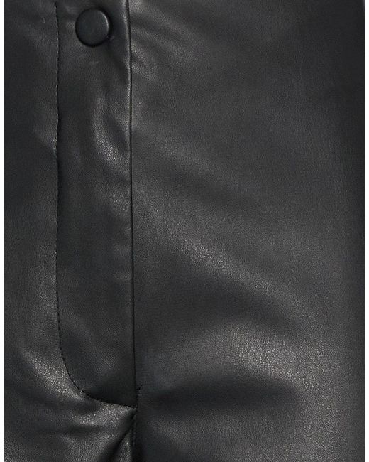 Ottod'Ame Black Pants Polyurethane, Cotton, Polyester