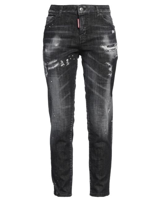 DSquared² Gray Jeans Cotton, Elastane