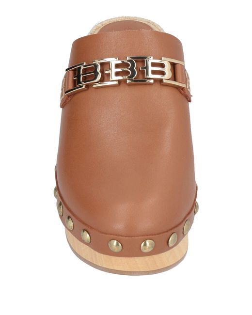 Baldinini Brown Mules & Clogs