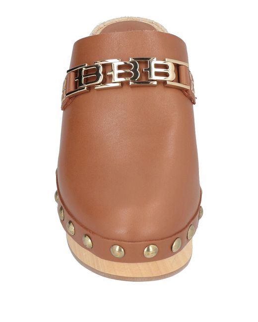 Baldinini Brown Mules & Clogs