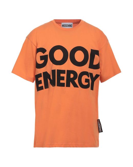T-shirt di Moschino in Orange da Uomo
