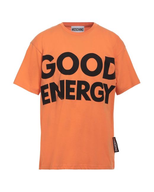 Moschino Orange T-shirt for men