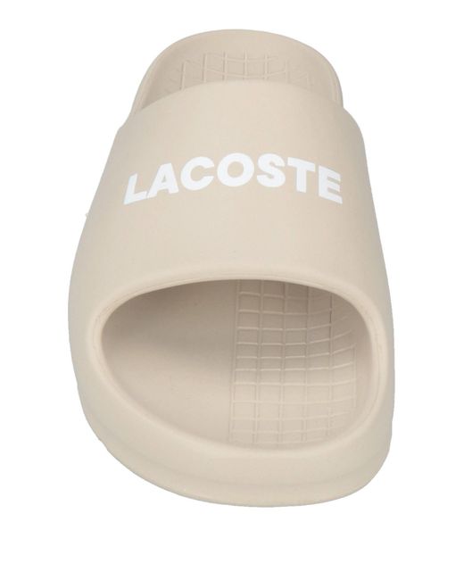 Lacoste White Sandals Rubber for men