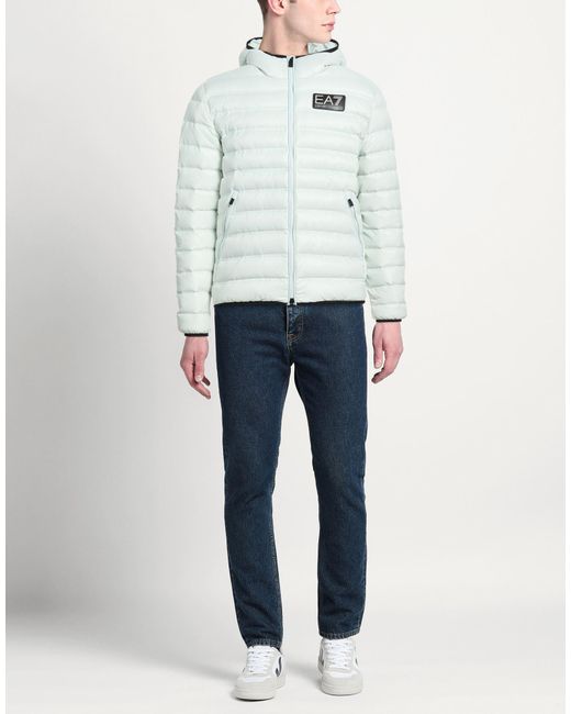 EA7 Gray Puffers for men