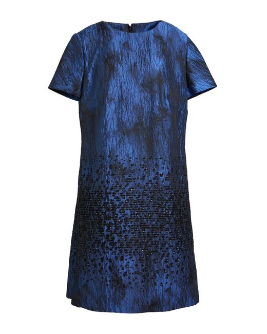 Talbot Runhof Blue Mini-Kleid