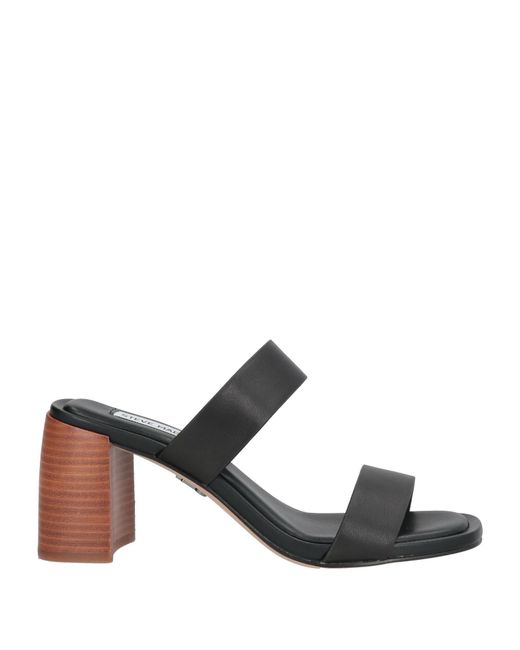 Steve Madden Black Sandals
