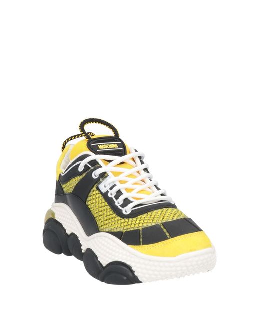 Moschino Yellow Sneakers for men
