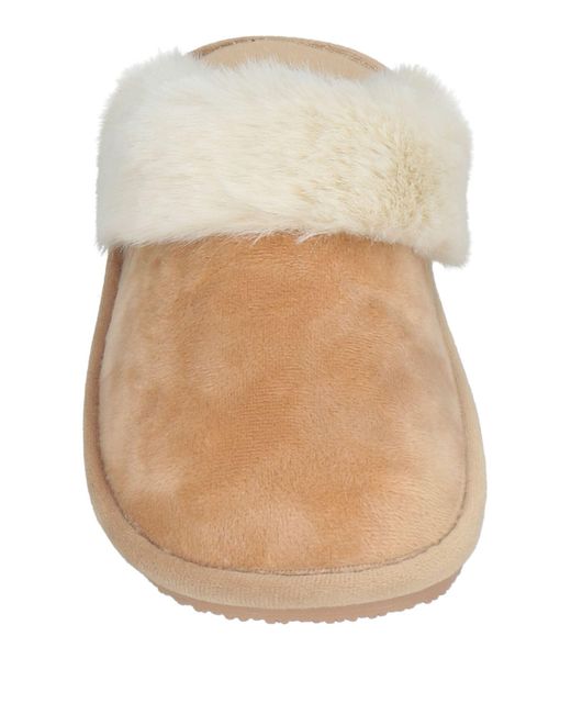 Scholl White House Slipper Textile Fibers