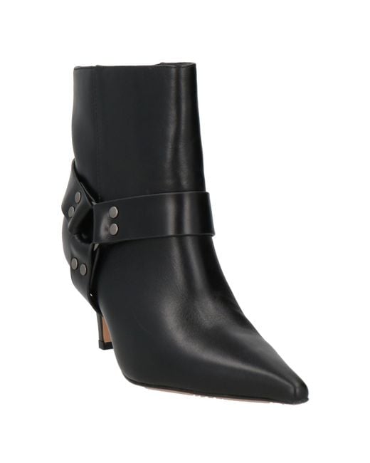 Lola Cruz Black Ankle Boots