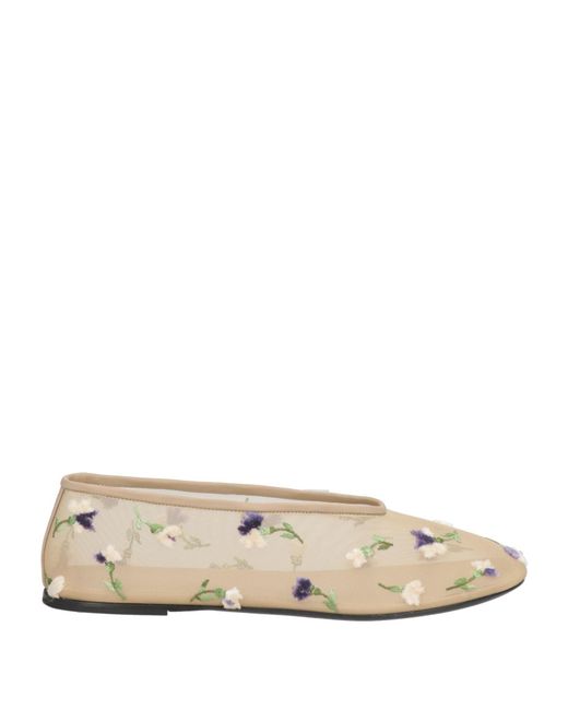 Khaite Natural Ballet Flats