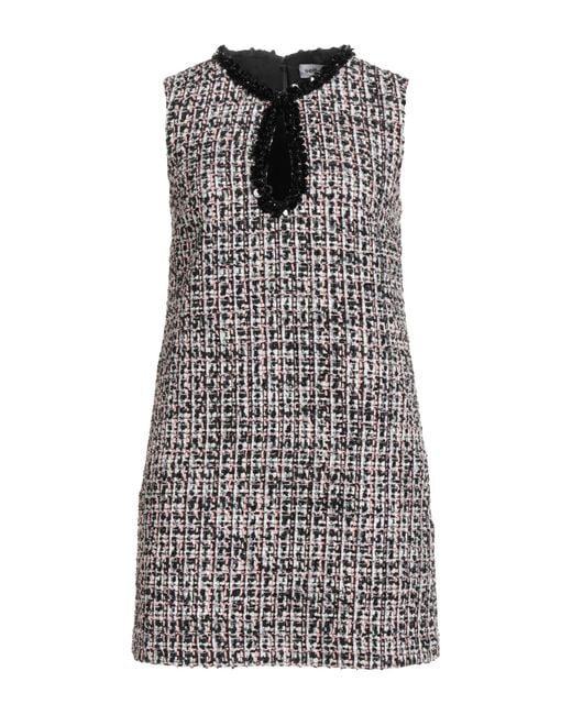Self-Portrait Gray Mini Dress