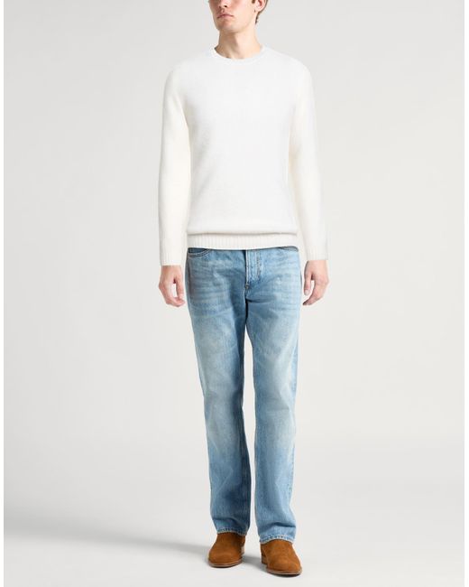 Pullover di Boglioli in White da Uomo