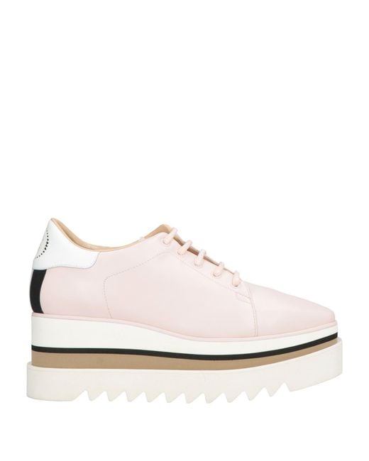 Stella McCartney White Lace-Up Shoes