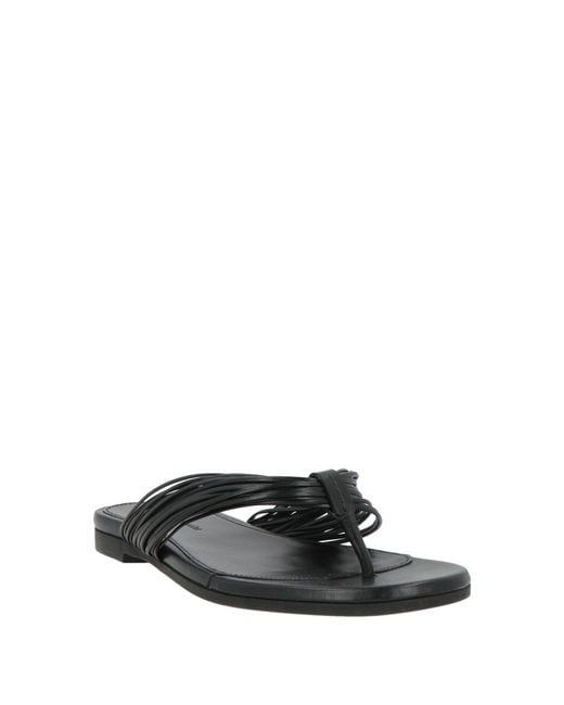 Proenza Schouler Black Thong Sandal