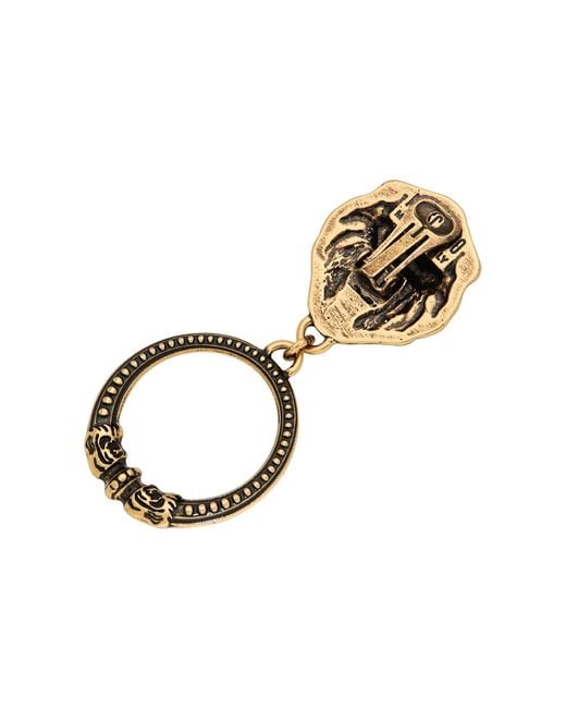 Moschino Metallic Ohrring