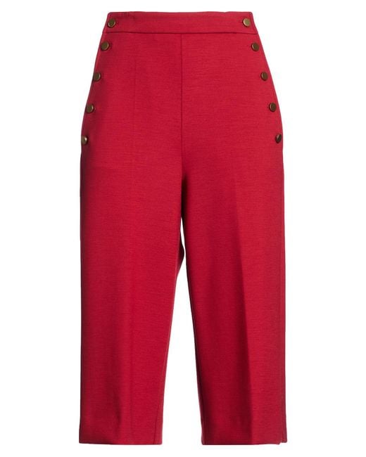 Max Mara Red Trouser