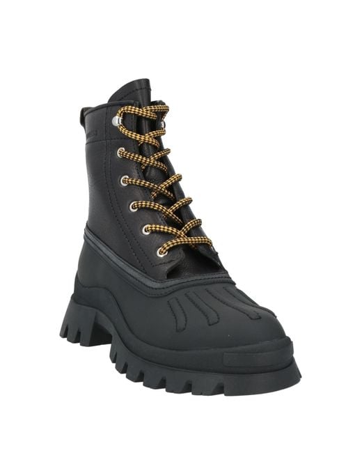DSquared² Black Ankle Boots Cow Leather, Plastic for men