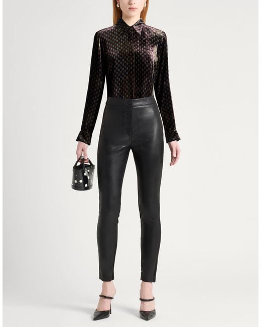 Dries Van Noten Black Shirt Viscose, Silk