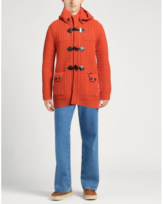 Abrigo Bark de hombre de color Red