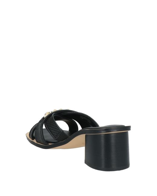 MICHAEL Michael Kors Black Sandals Textile Fibers