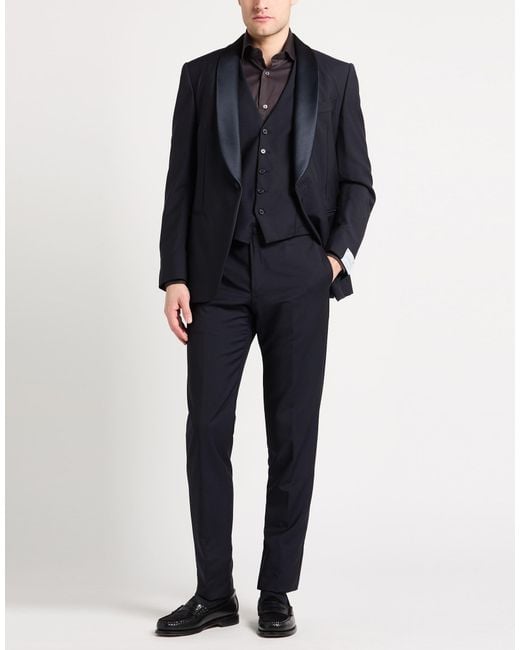 Caruso Blue Suit Wool, Mohair Wool for men