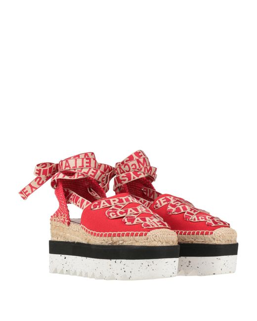Stella McCartney Red Espadrilles