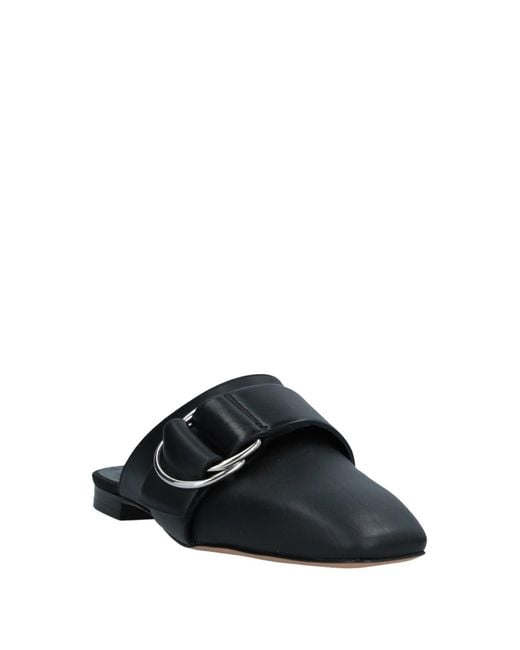 IRO Black Mules & Clogs Soft Leather