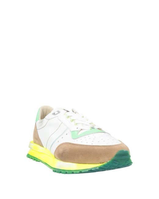 HIDNANDER Yellow Sneakers for men