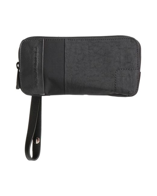 Piquadro Black Clutches for men
