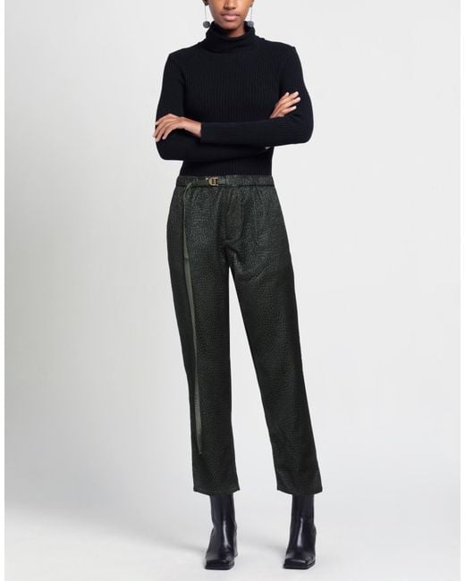 White Sand Black Trouser