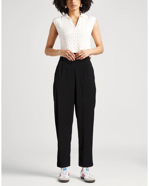 Souvenir Clubbing Black Pants Polyester, Viscose, Elastane