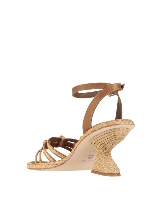 Paloma Barceló Metallic Espadrilles