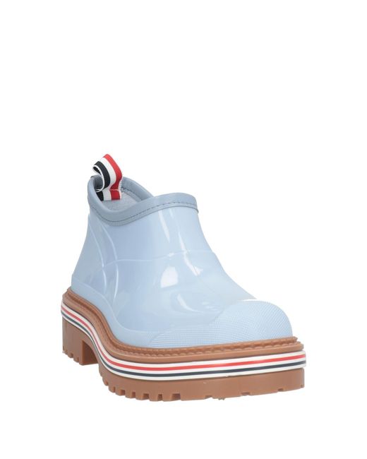 Thom Browne Blue Ankle Boots
