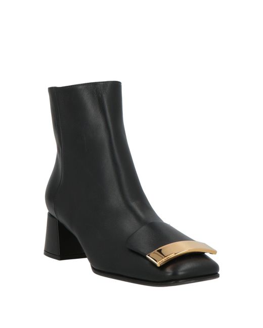 Sergio Rossi Black Ankle Boots