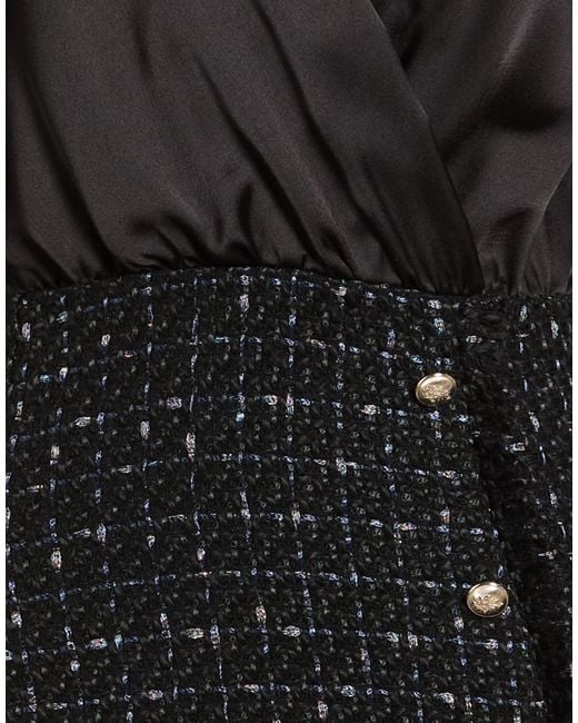 Fracomina Black Mini Dress Polyester