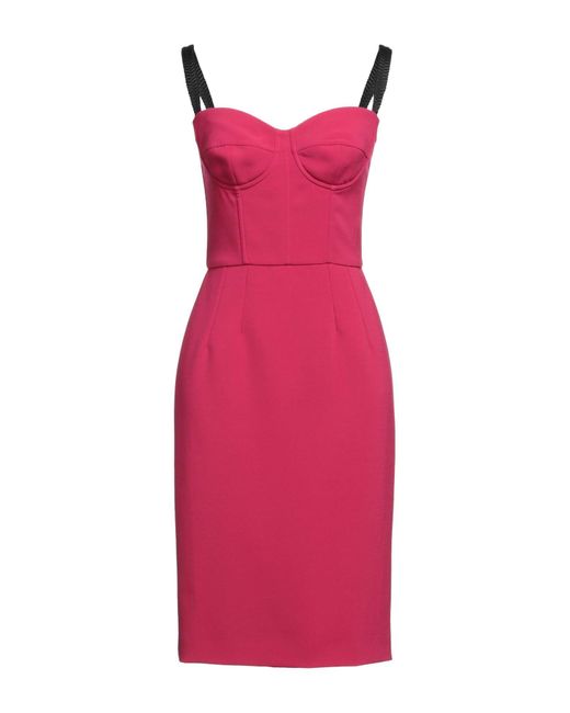 Dolce & Gabbana Pink Midi Dress