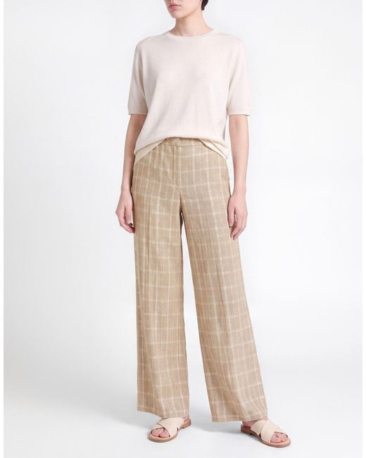 Attic And Barn Natural Pants Linen, Polyester, Polyamide