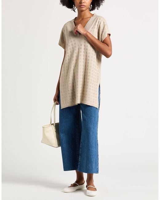 Fedeli Natural Sweater Linen, Silk