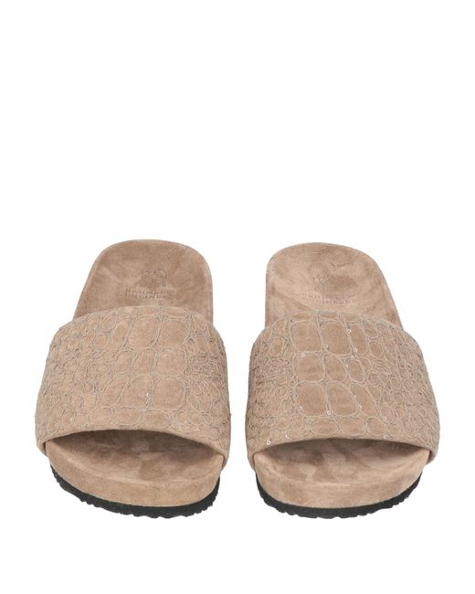 Brunello Cucinelli White Sandals