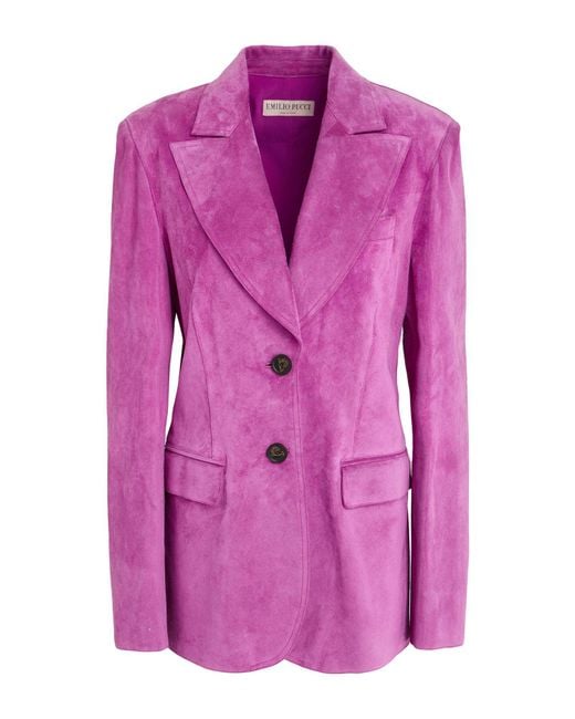 Emilio Pucci Pink Blazer Calfskin