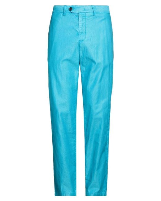 White Sand Blue Trouser for men