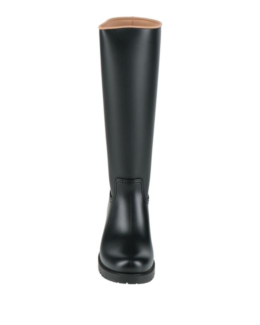 Max Mara Black Boot Rubber