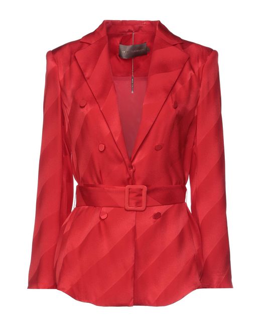 SIMONA CORSELLINI Red Suit Jacket