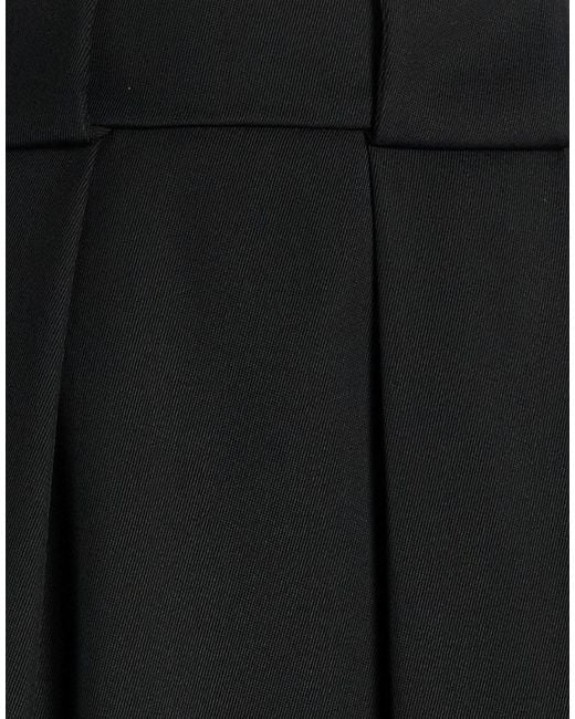 Ballantyne Black Maxi Skirt Polyester, Virgin Wool, Elastane