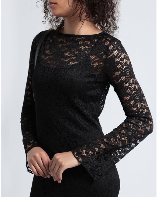 TOPSHOP Maxi Dress in Black | Lyst