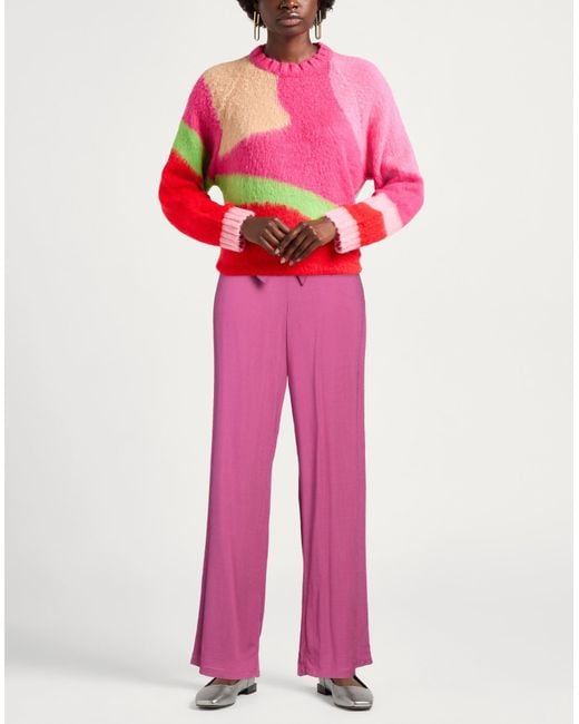Diana Gallesi Pink Pants Viscose